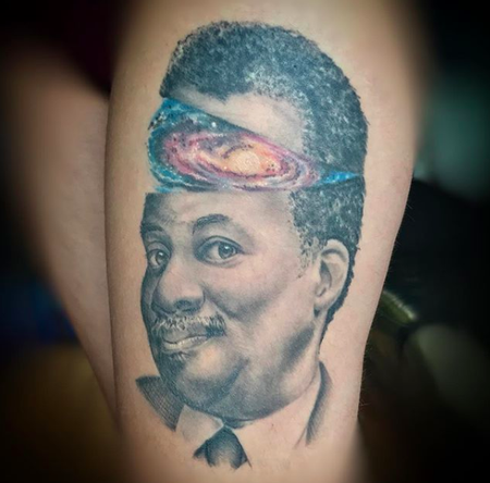 Tattoos - neil degrasse tyson portrait - 129700